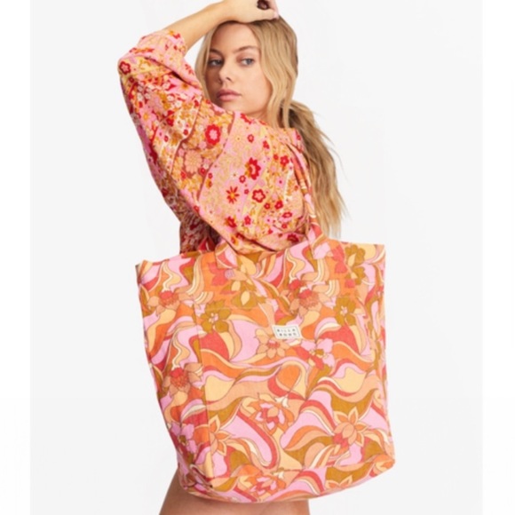 ๐ฅ๐ฅBILLABONG - ALONG THE WAY CANVAS TOTE BAG๐ฅ๐ฅ - Picture 4 of 9